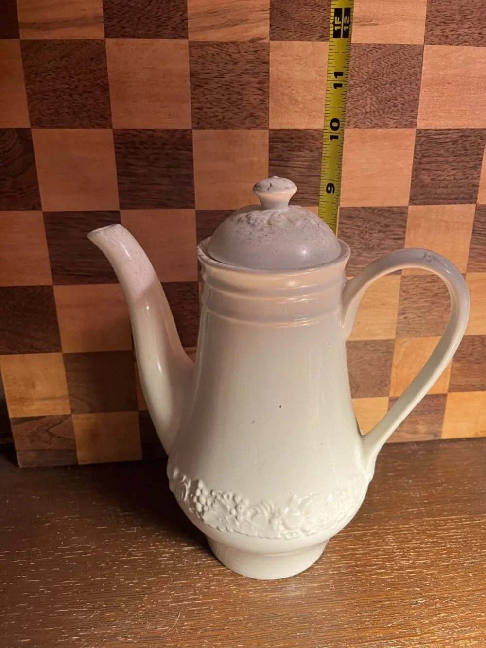 Teapot Coffee Pot with Grape Fruit Motif A992